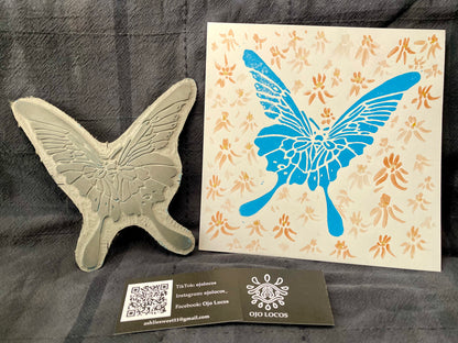 Blue Morpho In Butterfly Milkweed