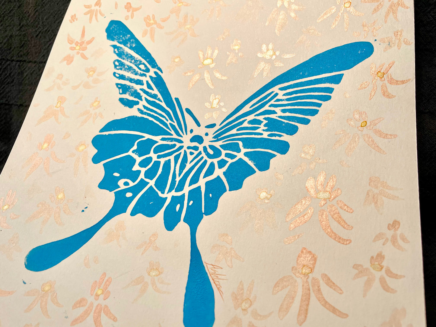 Blue Morpho In Butterfly Milkweed