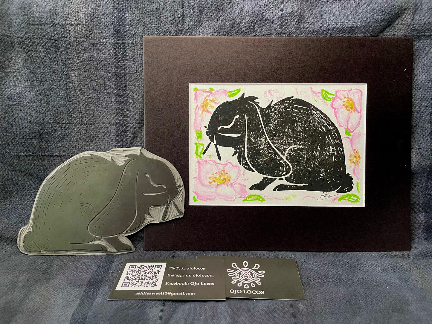 Rabbit In Cherokee Rose