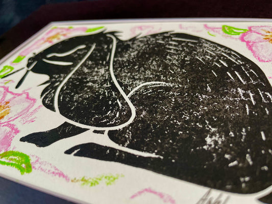 Rabbit In Cherokee Rose